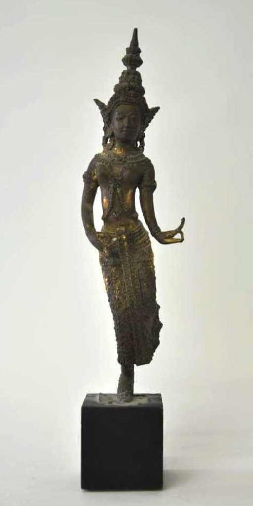 Indian Gilt Bronze Figure Sculpture (1 of 10)