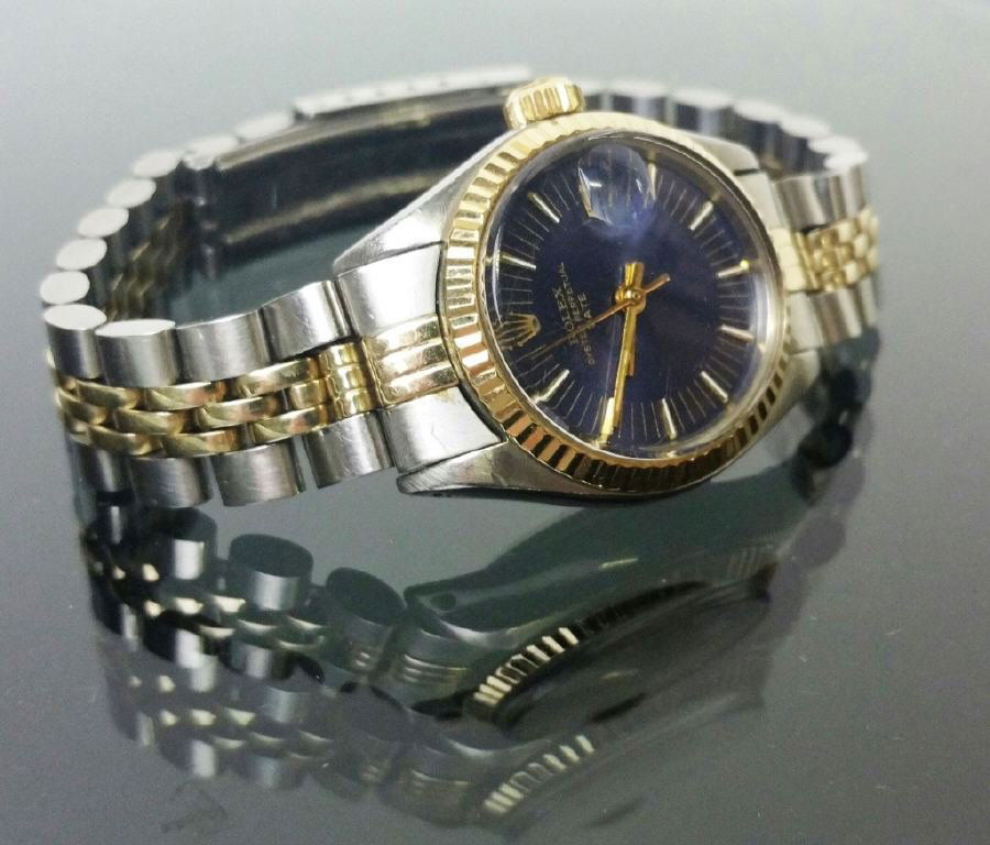 Ladies 14K and Stainless Steel Rolex Watch (1 of 5)