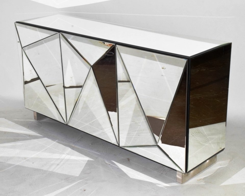 Modern Mirrored Sideboard (1 of 8)