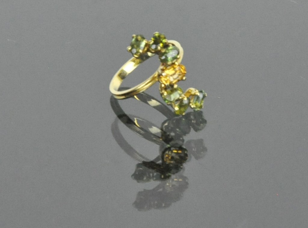 14K Yellow Gold & Tourmaline Ring (1 of 4)
