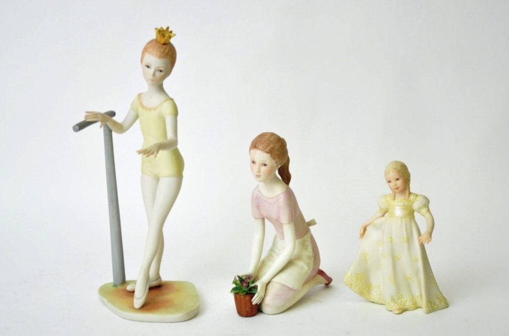 3 Cybis Porcelain Bisque Figurines (1 of 10)
