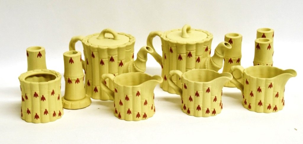 11 Pcs Wedgwood Bamboo Jasperware (1 of 10)