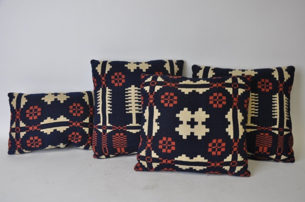 4 Navajo Style Woven Pillows (1 of 1)