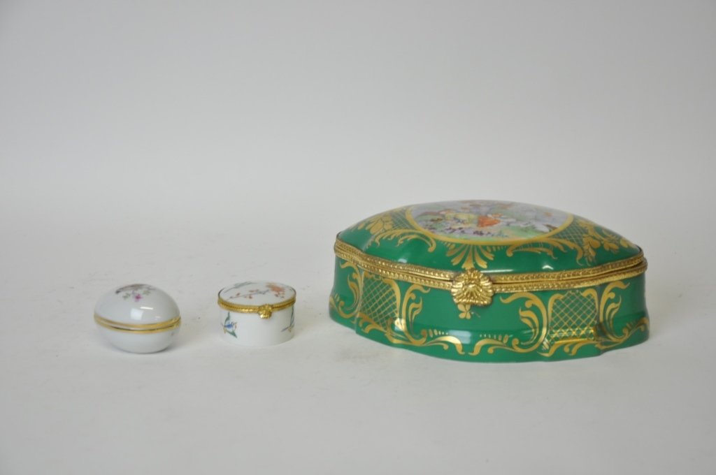 Group 3 Porcelain Limoges Boxes (1 of 10)