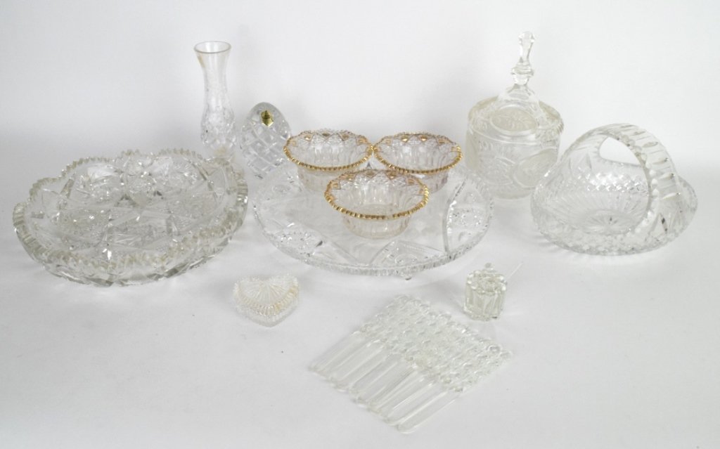 Group 21 Pieces Cut Crystal (1 of 10)