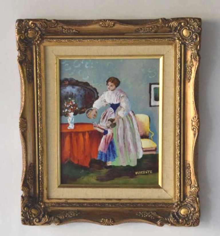 Vincente Signed Enamel on Copper (1 of 10)