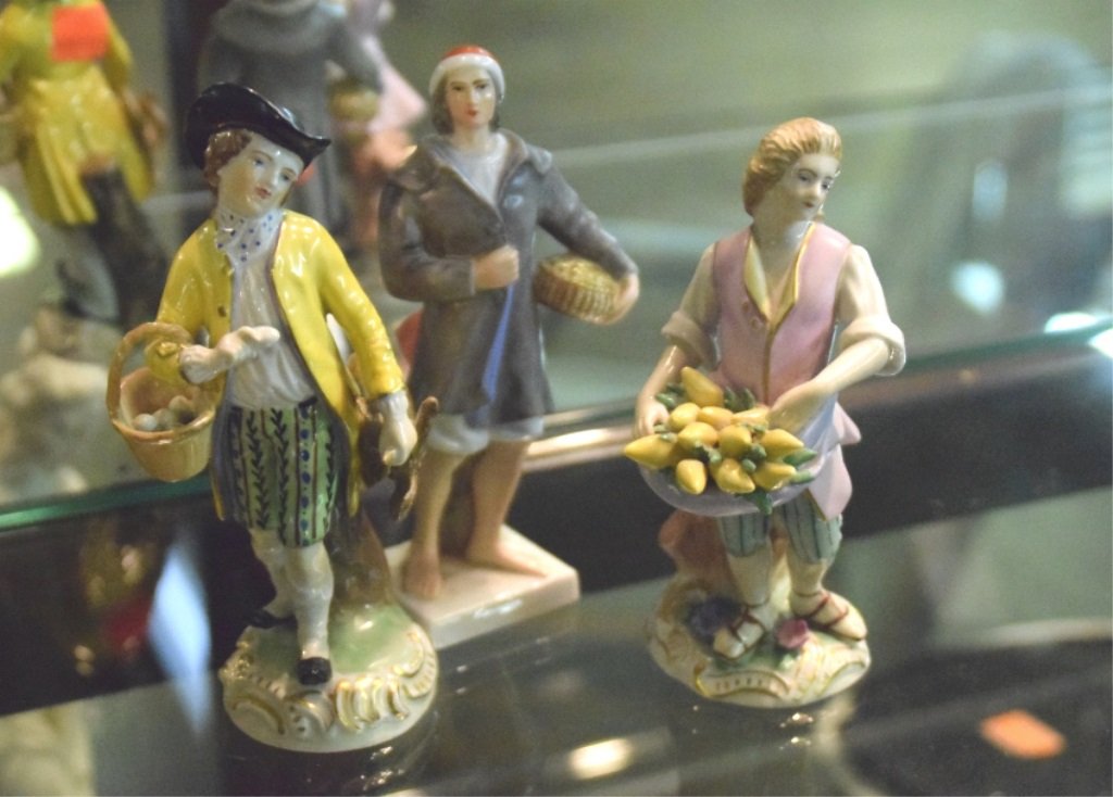 Group Three Porcelain Figures Dresden (1 of 5)