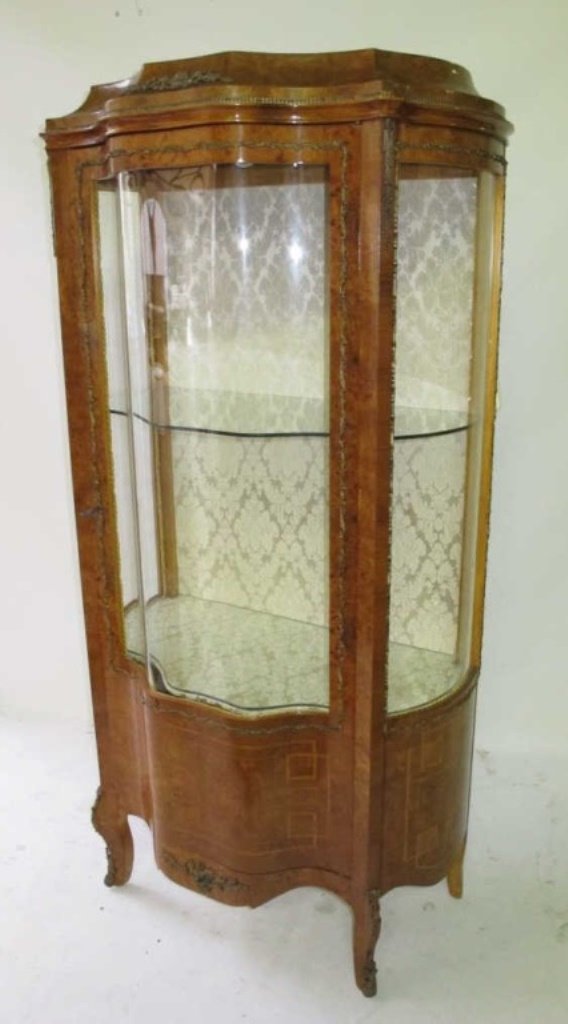 Serpentine French Vitrine Cabinet (1 of 10)