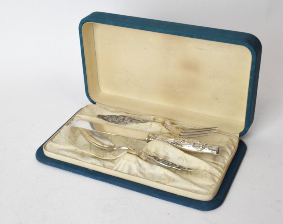 Set Three Sterling Silver Flatware (1 of 10)