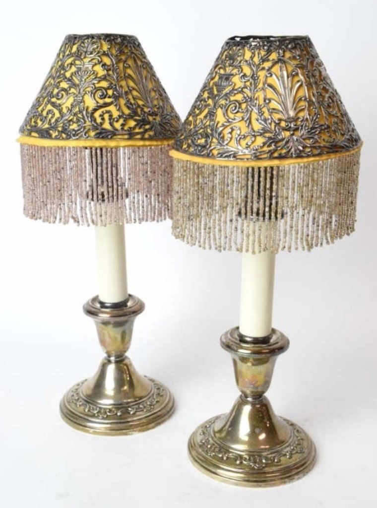 Pair Gorham Sterling Silver Candlesticks (1 of 10)