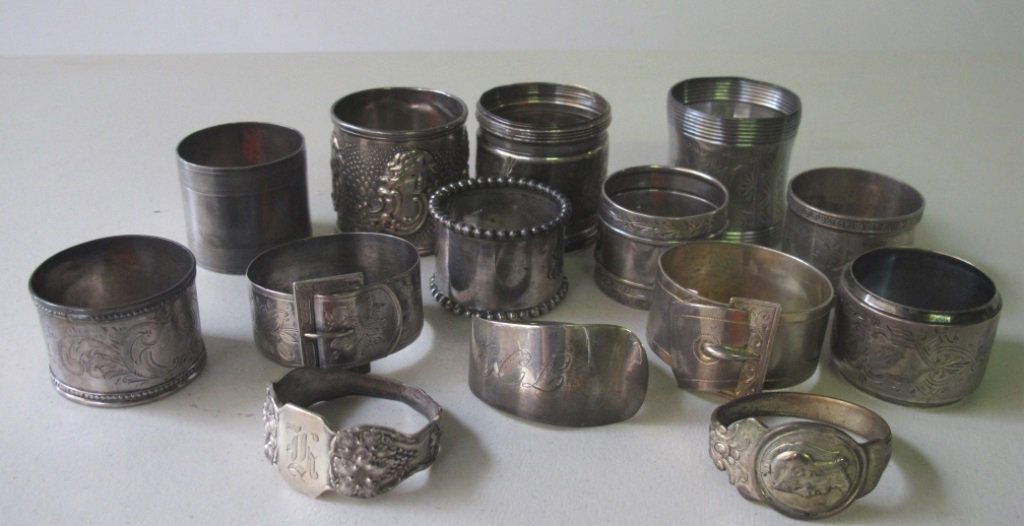 Antique Sterling Silver Napkin Rings (1 of 7)