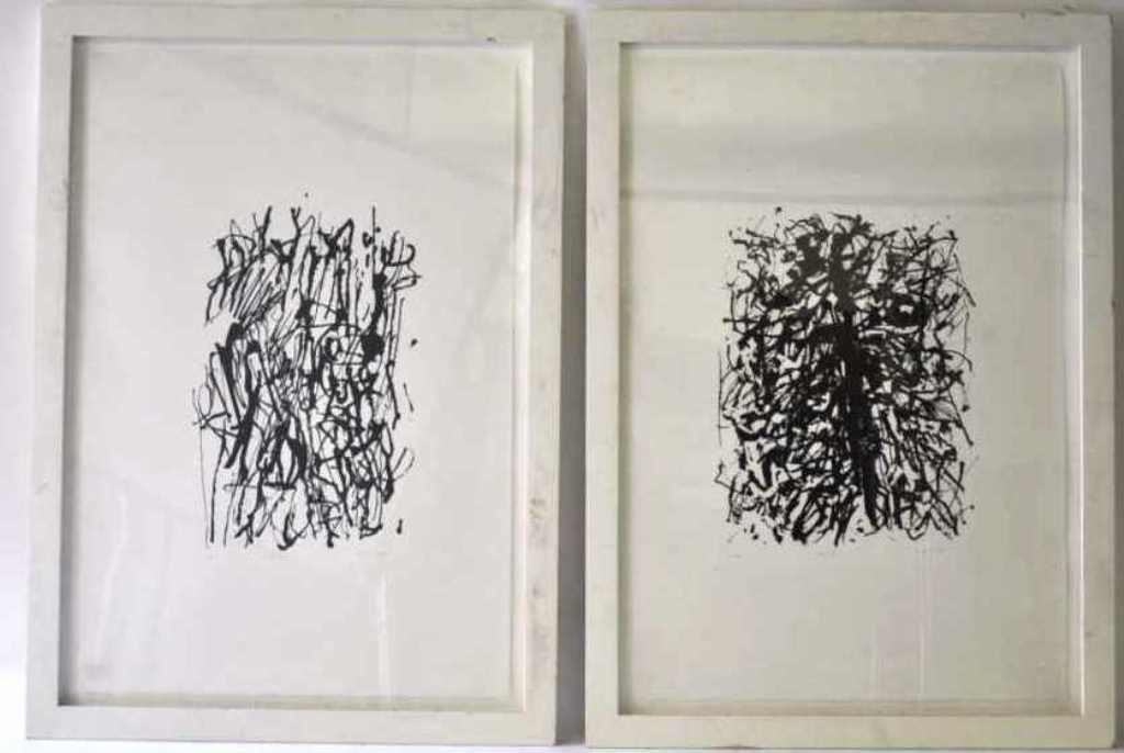 Pair Gordon Smith Abstract Prints (1 of 10)