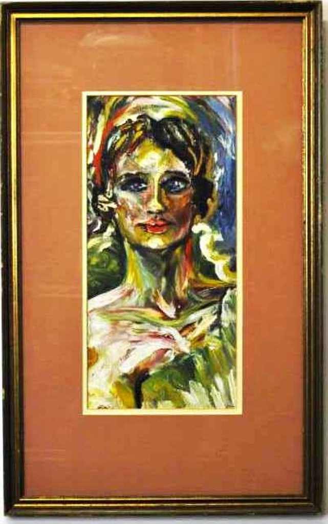 Portrait Oil on Panel Collection of E.E. Cummings (1 of 6)