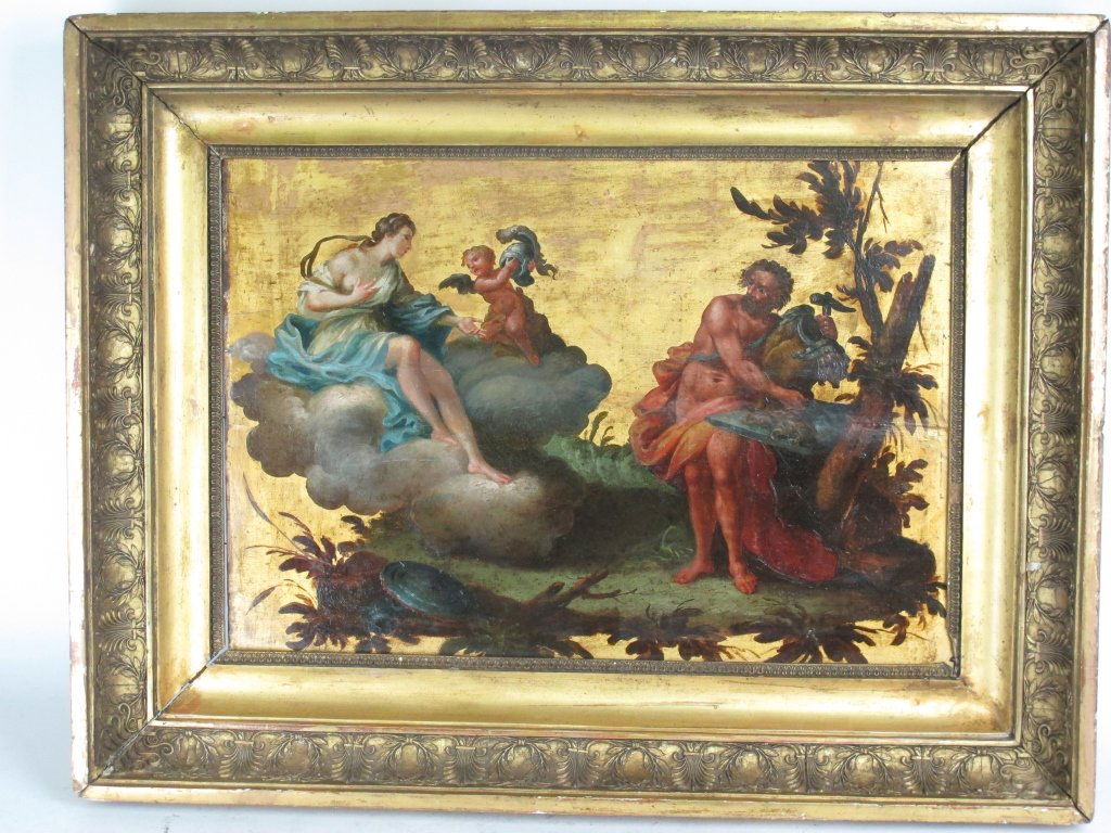 19th C. Venetian School Oil on Board (1 of 7)