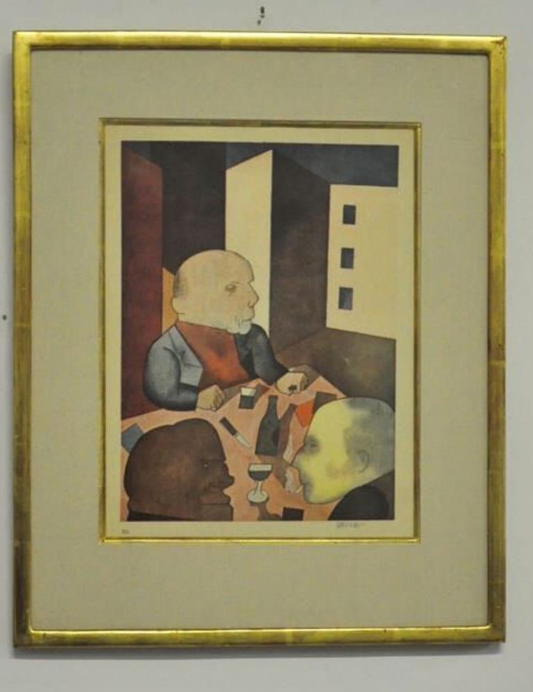 George Grosz ( ) Signed Print (1 of 9)