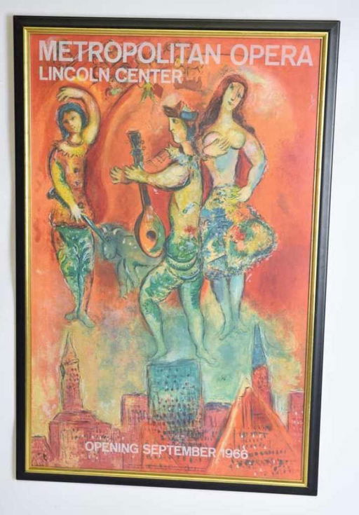 Marc Chagall Met Opera Poster 1966 Feb 13 2016 Peachtree Bennett In Ga