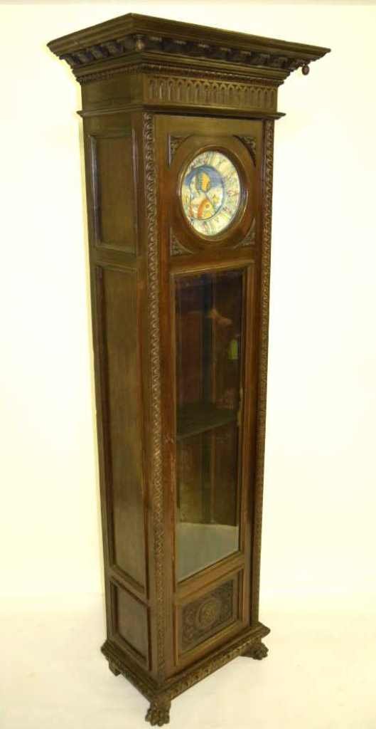 19th Century Carved Walnut Chimney Cabinet (1 of 10)