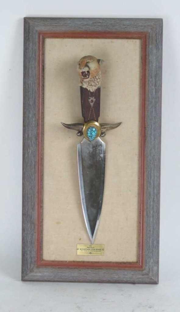 The Navajo Mountain Lion Knife by Ben Nighthorse (1 of 6)