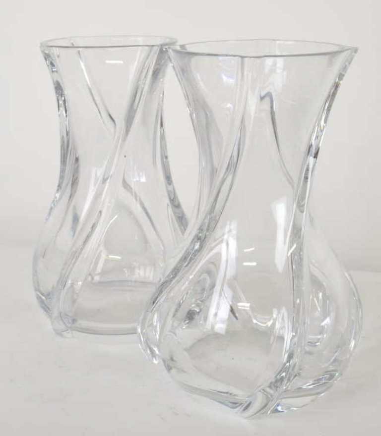 Pair Baccarat Crystal Vases (1 of 7)