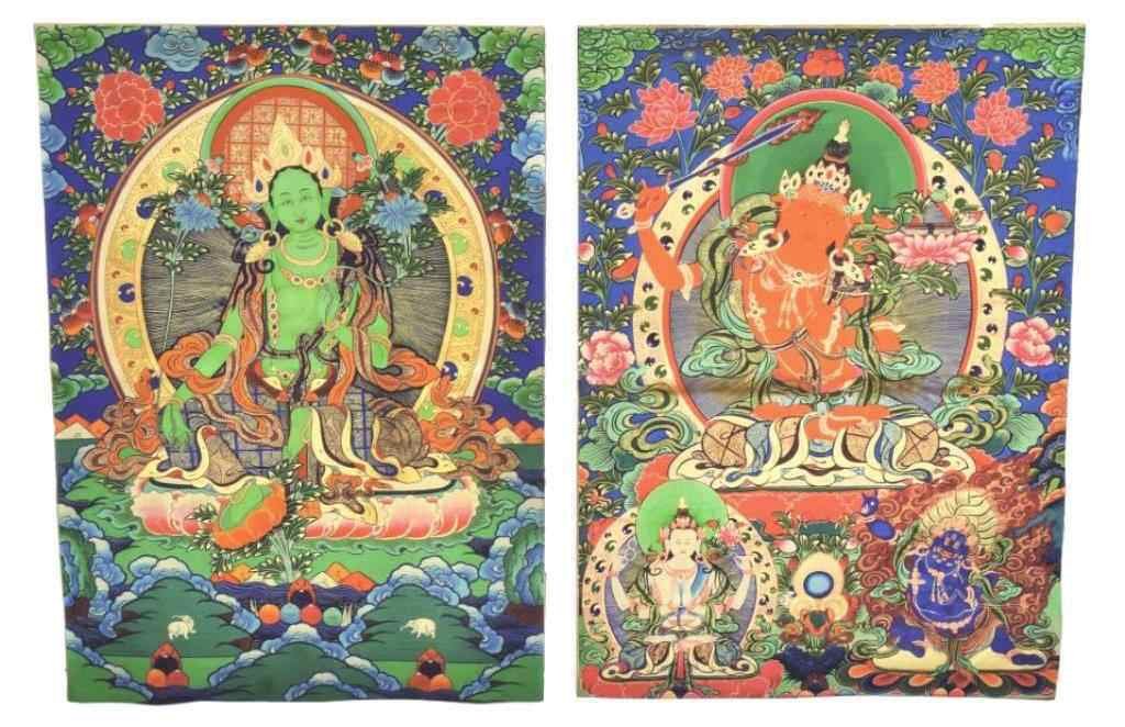 Pair Bodhisattva Prints (1 of 10)
