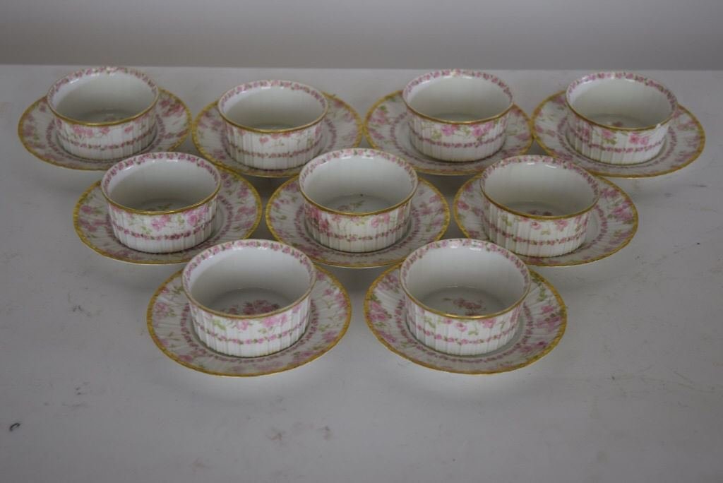 Set Nine Limoges Custard Dishes (1 of 5)