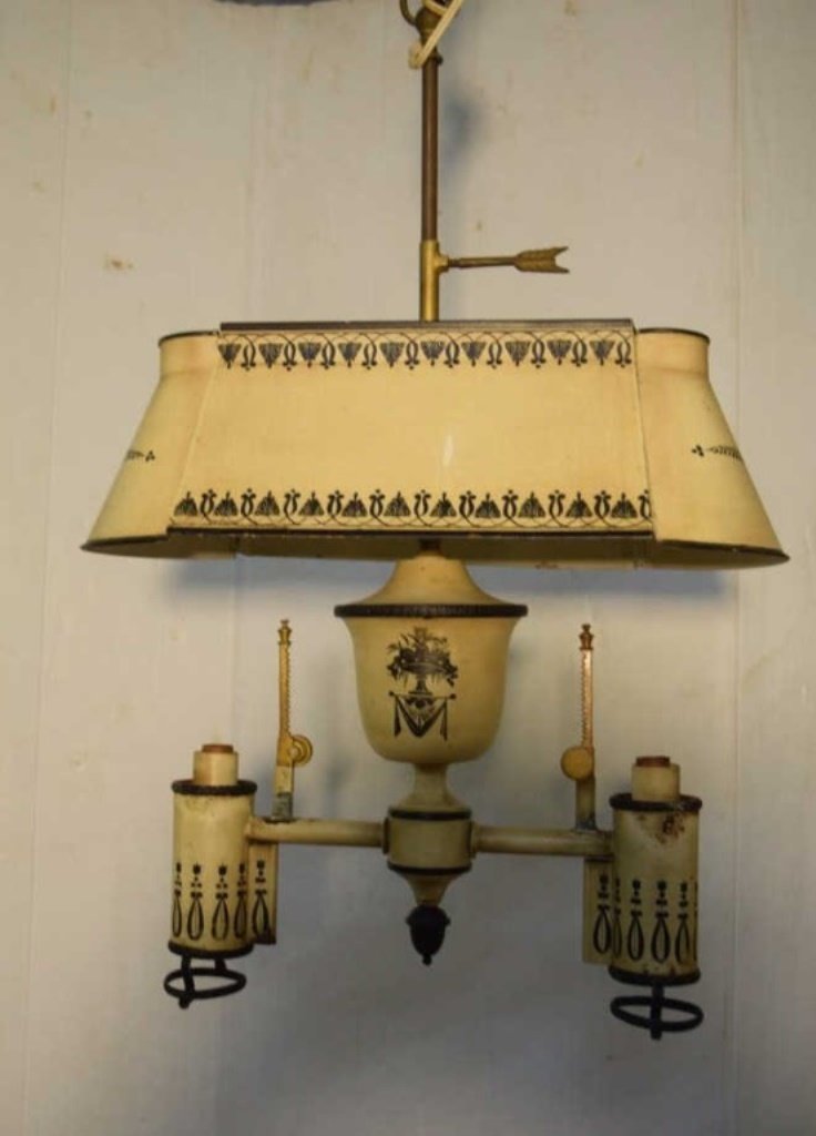 French Toleware Chandelier (1 of 6)