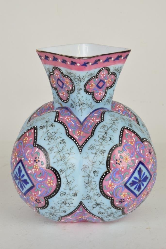 Enameled Thomas Webb Vase ca. 1889 (1 of 7)