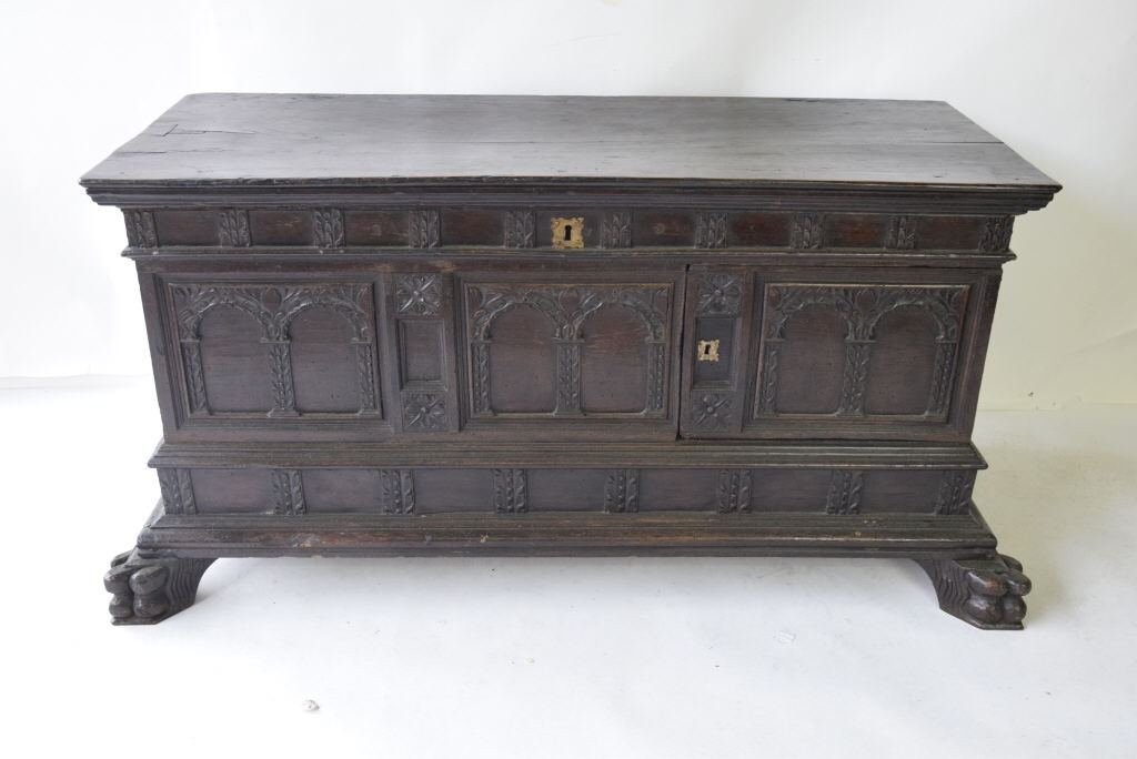 Italian Large Carved Cassone (1 of 10)