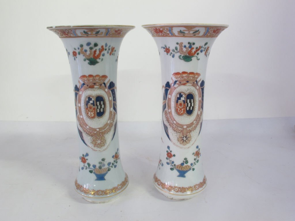 Pair Sampson Style Porcelain Vases (1 of 6)