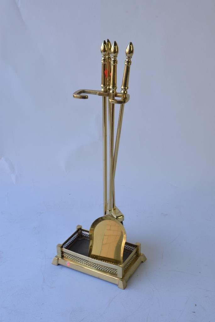 Brass Fire Tools Set (1 of 4)