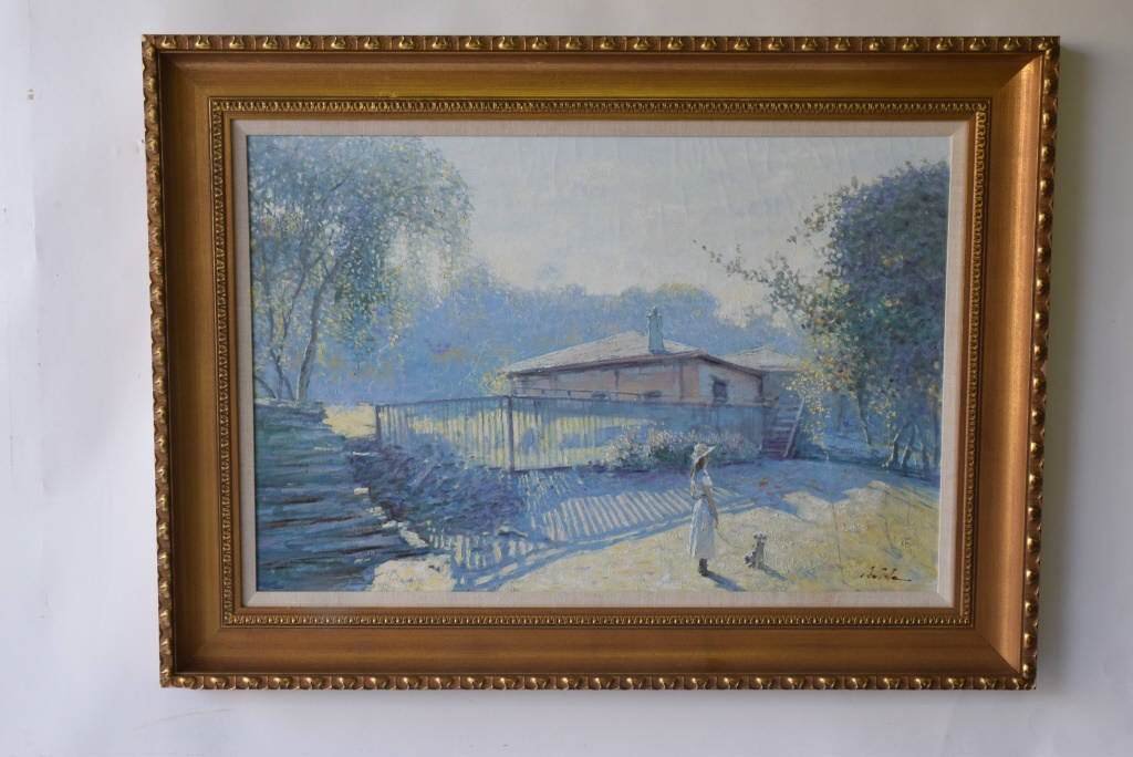 An He (Chinese b. 1957) Oil on Canvas (1 of 10)