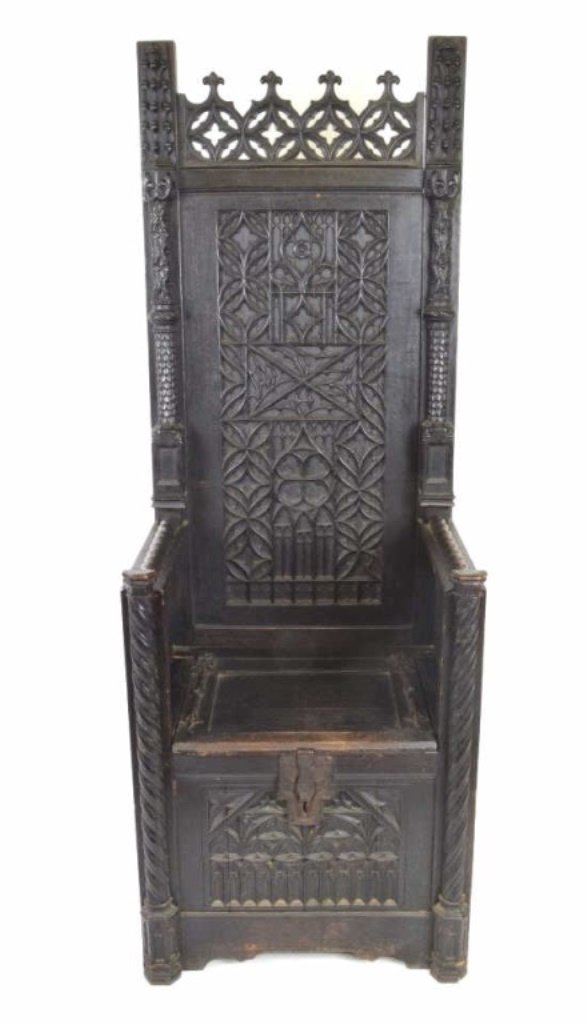 18th C. Jacobean Throne Chair (1 of 10)