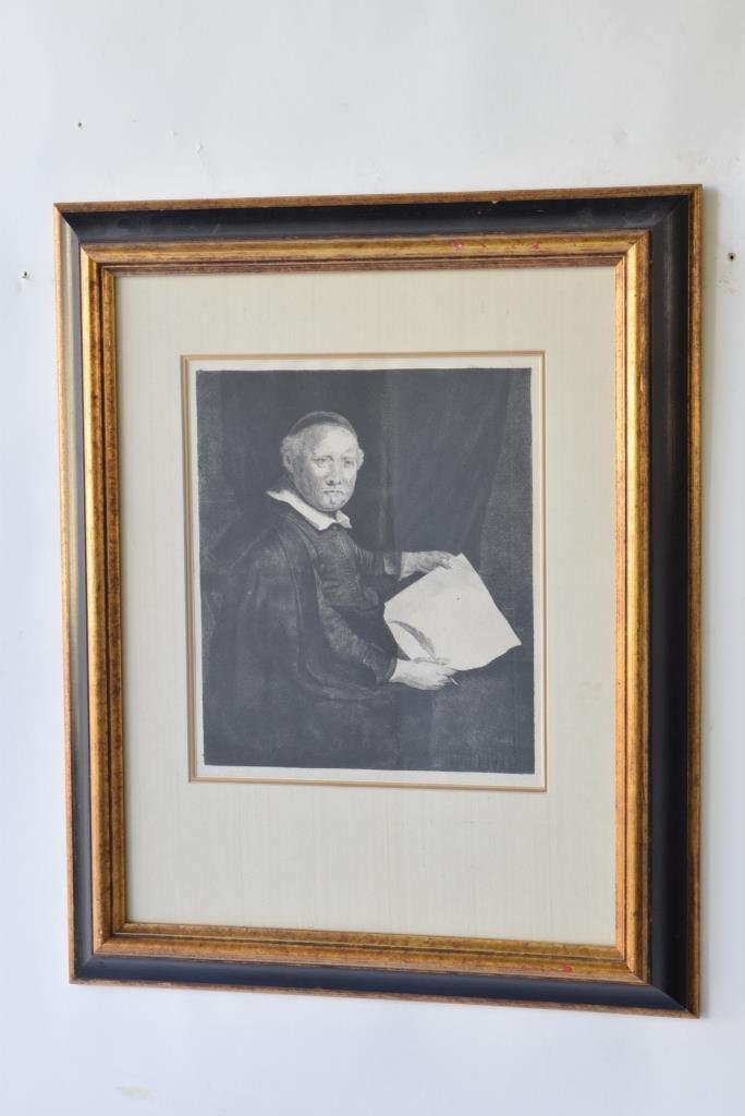 Rembrandt Engraving Lieven Van Coppenol (1 of 10)