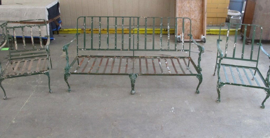Set Molla Cast Aluminum Patio Sofa and Chairs (1 of 6)