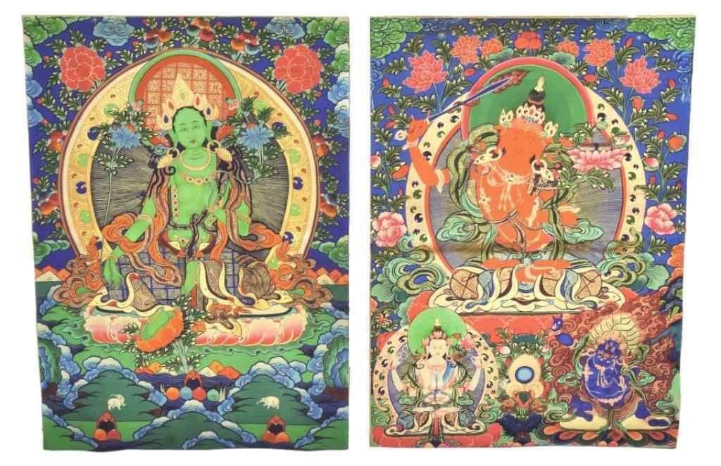 Pair Bodhisattva Prints (1 of 10)