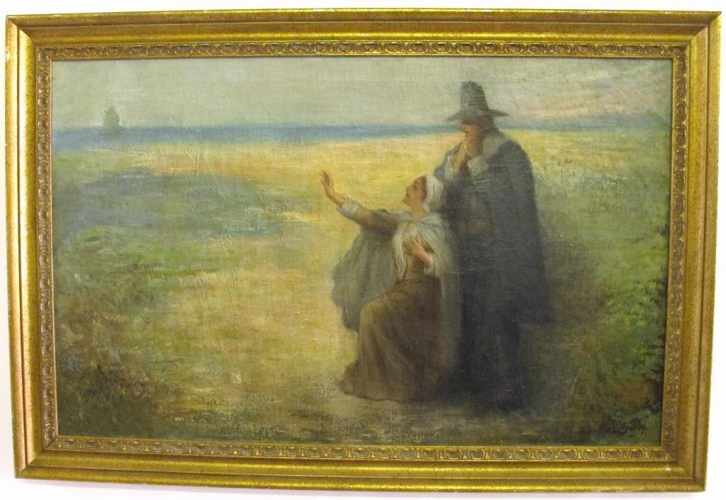 Robert Walter Weir (1803-1889) Oil on Canvas (1 of 8)