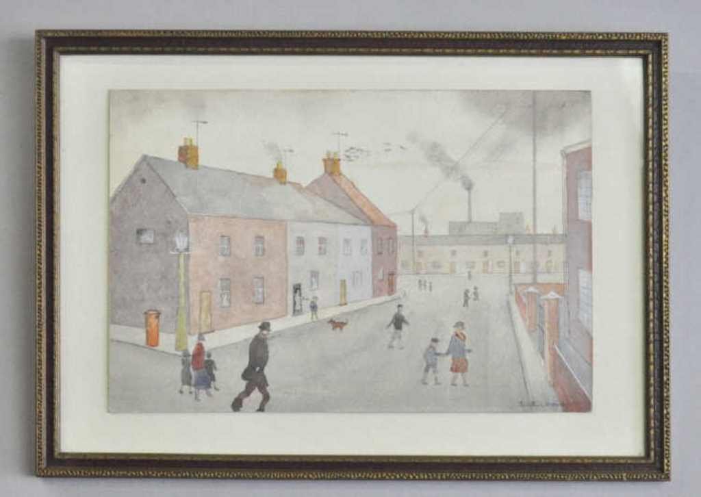 20th C. British School  Watercolor on Paper (1 of 8)
