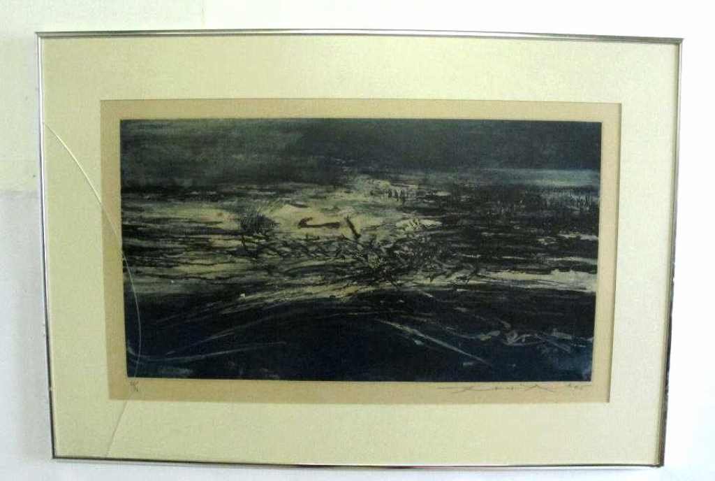 Signed Abstract Lithograph (1 of 7)