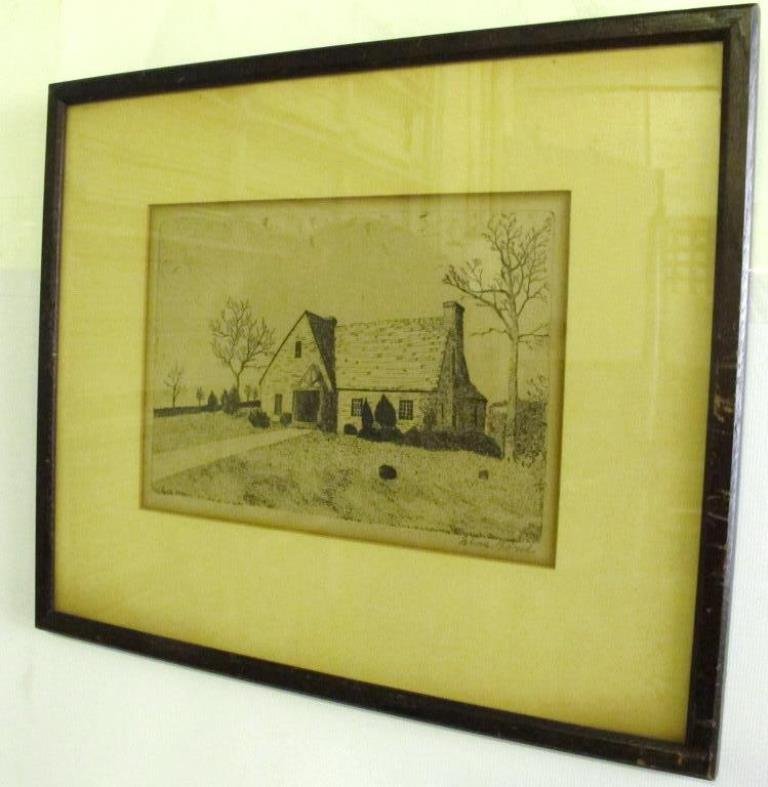 Farm House Engraving (1 of 4)
