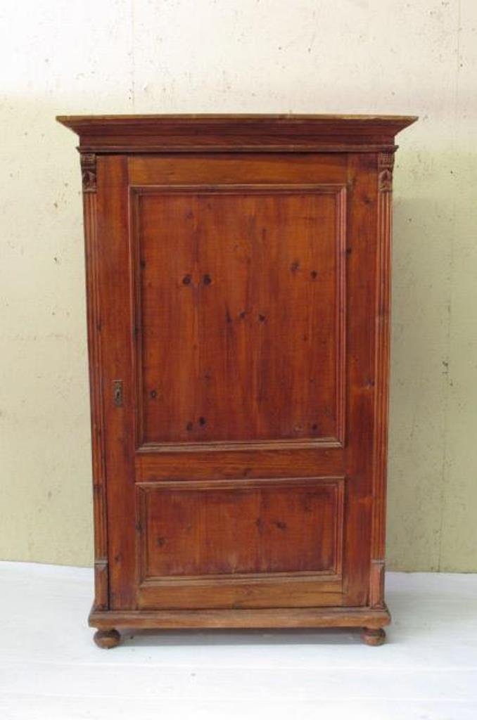 19th C. Pine Wardrobe (1 of 8)