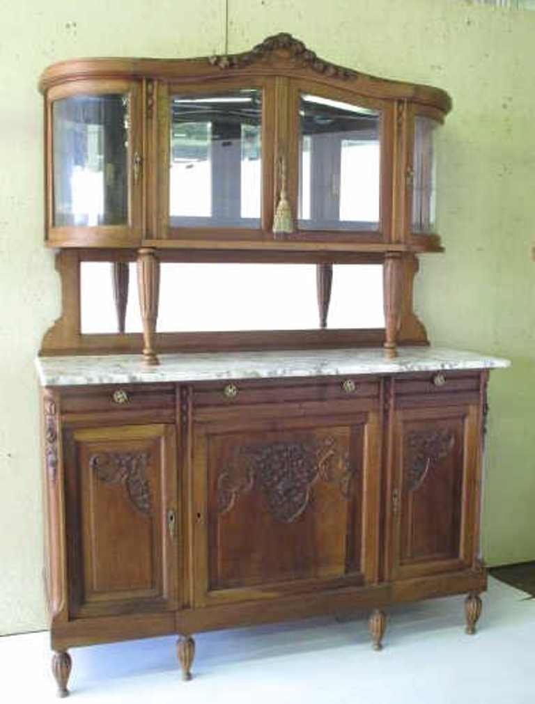 European Walnut Vitrine Top Sideboard (1 of 6)