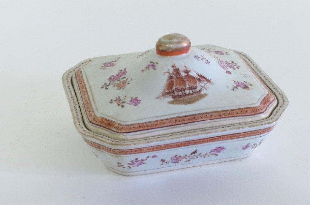 Printed and Painted Vintage Container (1 of 8)