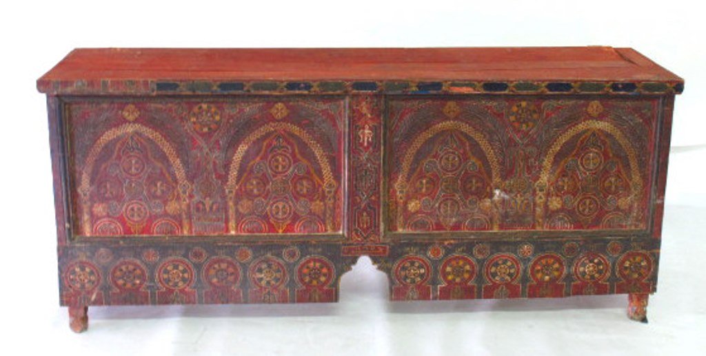 Painted Islamic Style Blanket Box (1 of 10)