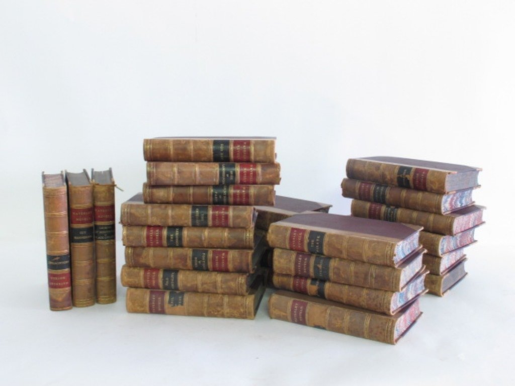 Antique Waverley Novels Collection: Twenty-five volume Centenary Edition Waverley Novels collection. Includes hardcover copies of "The Fair Maid of Perth," "Ivanhoe," Rob Roy," and more. Published in 1871 by Adam and Charles Black, Edin