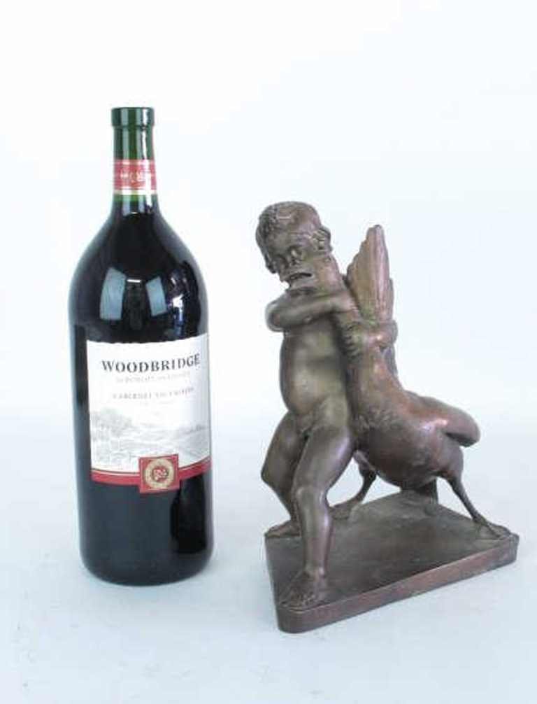 Bronze Putti and Goose Sculpture (1 of 8)