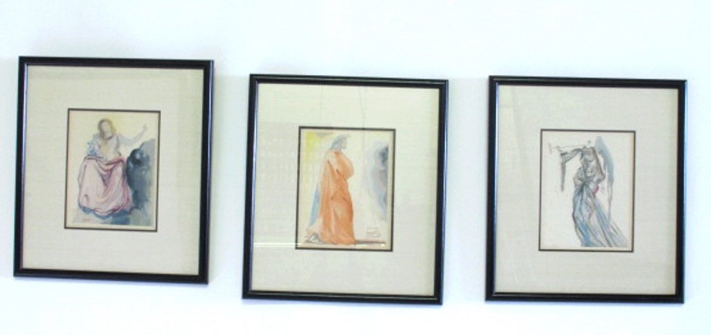 Group of Three Salvador Dali Prints (1 of 10)