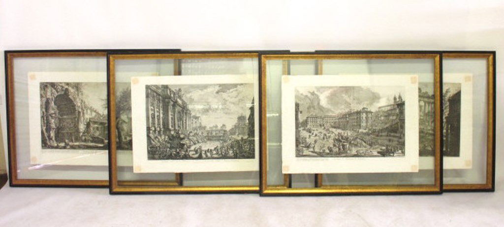 Group Four Roman Architectural Framed Prints (1 of 10)