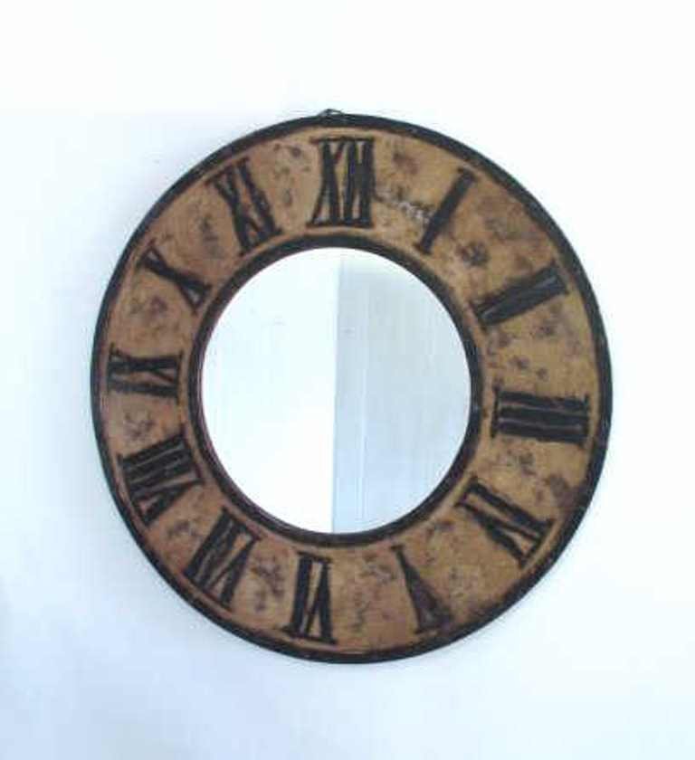 Large Mirror with Clock Face (1 of 5)