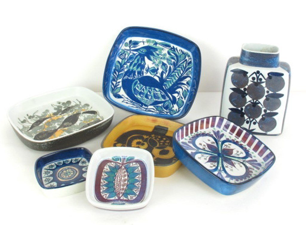 Group of 7 Royal Copenhagen Faiance (1 of 10)