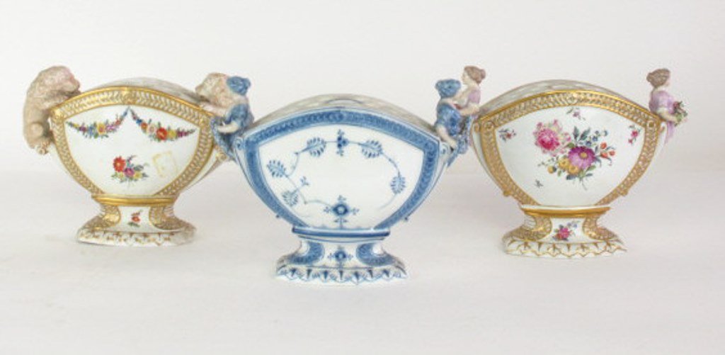 Group of Three Royal Copenhagen Holders (1 of 10)